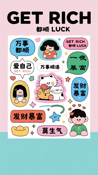都顺，暴富发财