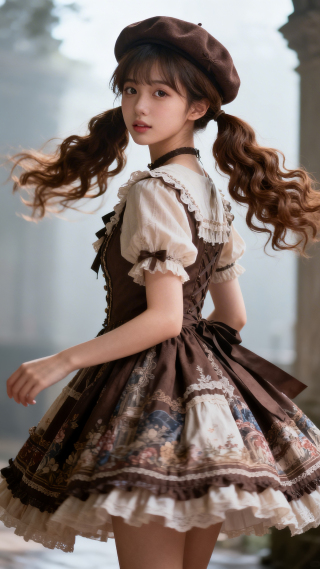 双马尾萝莉少女