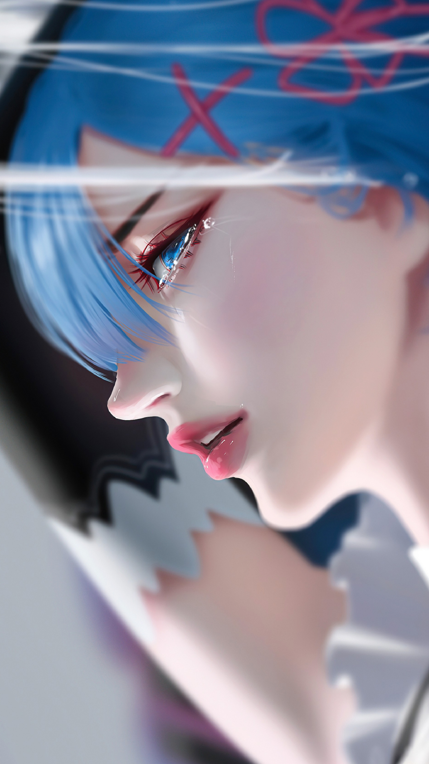 二次元美女微信背景壁紙