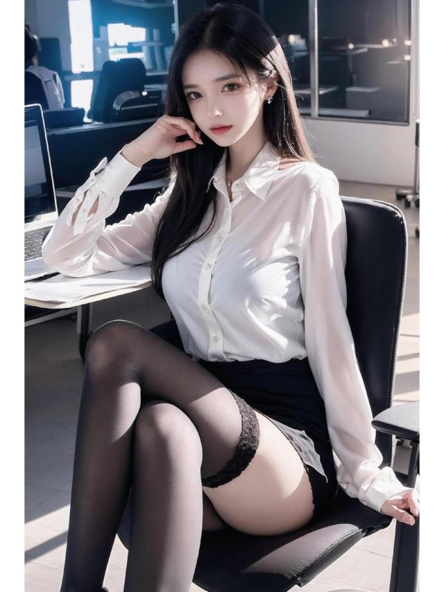 黑絲美女