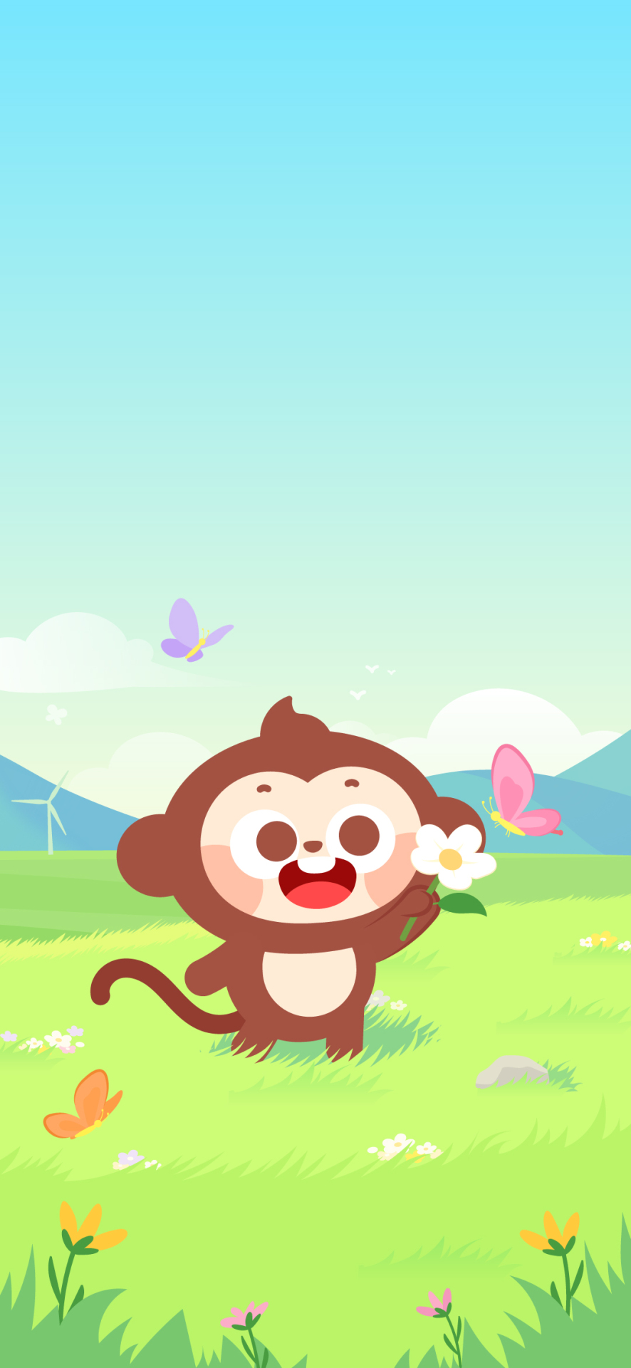 春意盎然治愈插畫