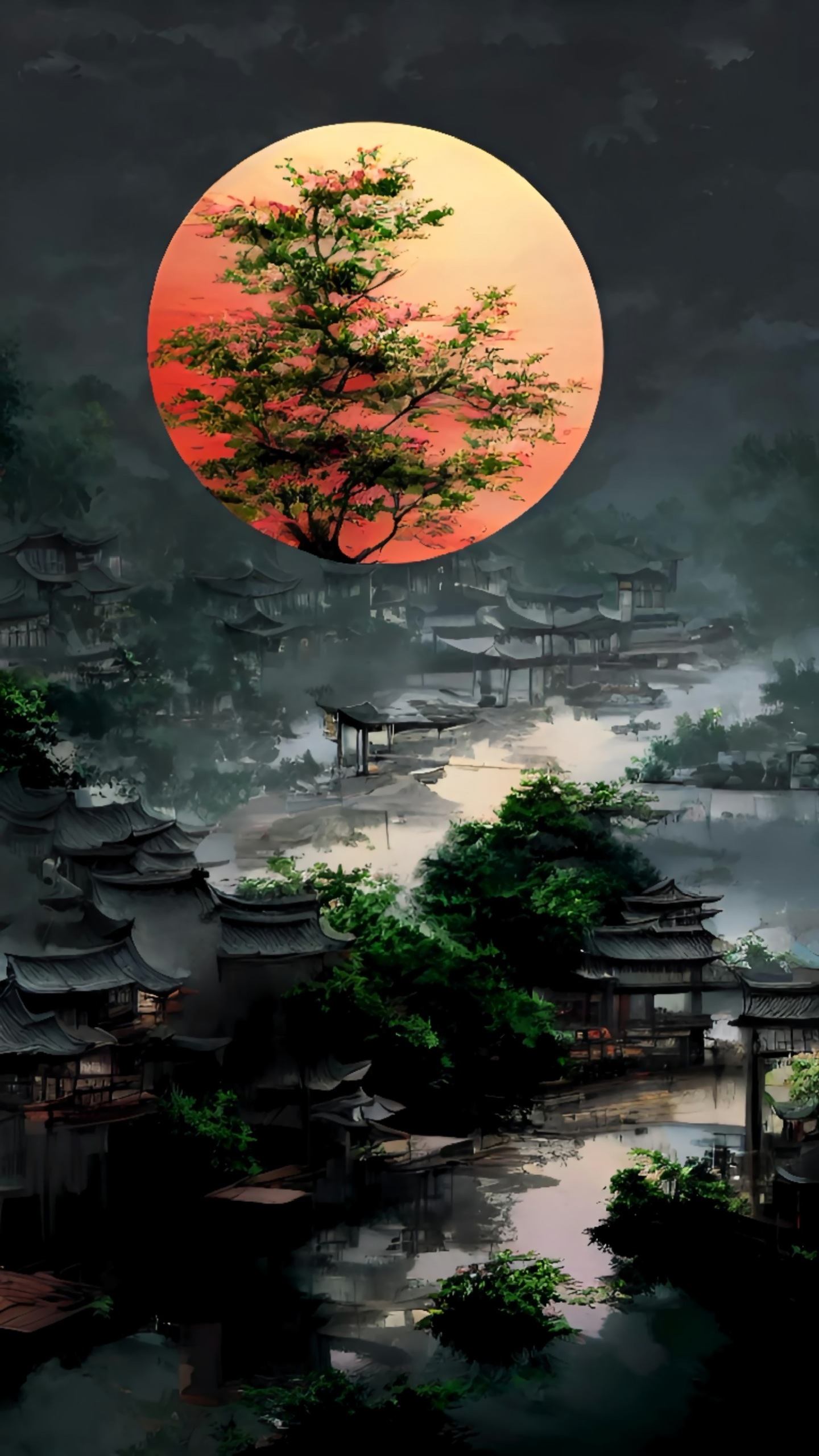 月亮