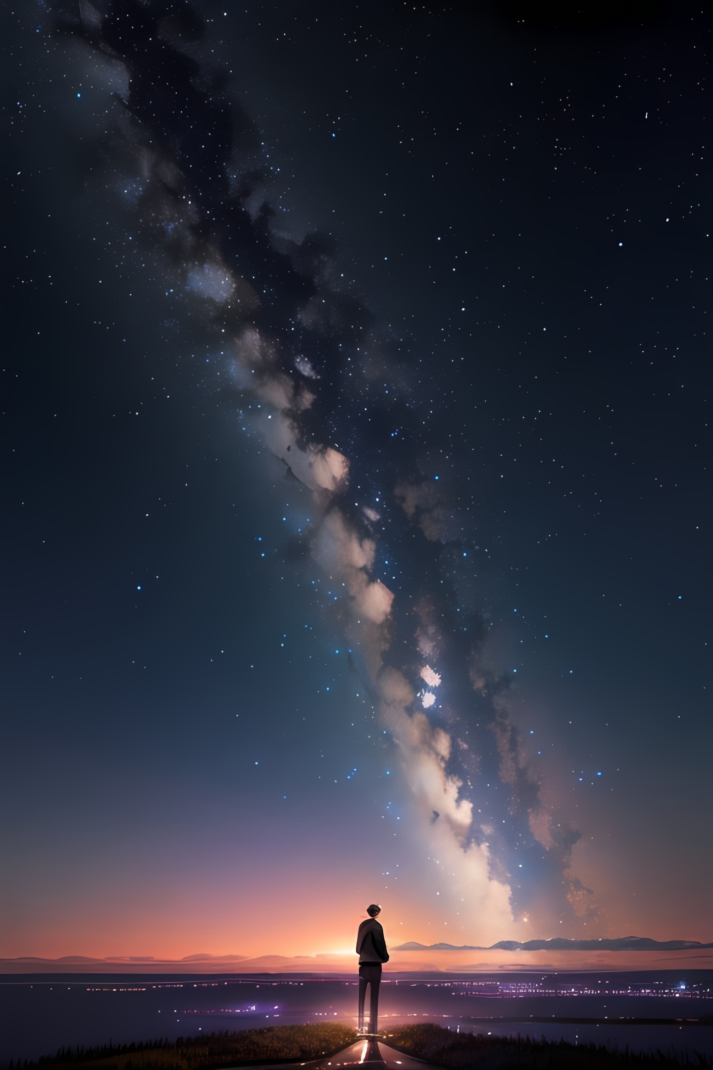 黃昏星空