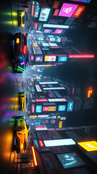 赛博朋克城市赛车4