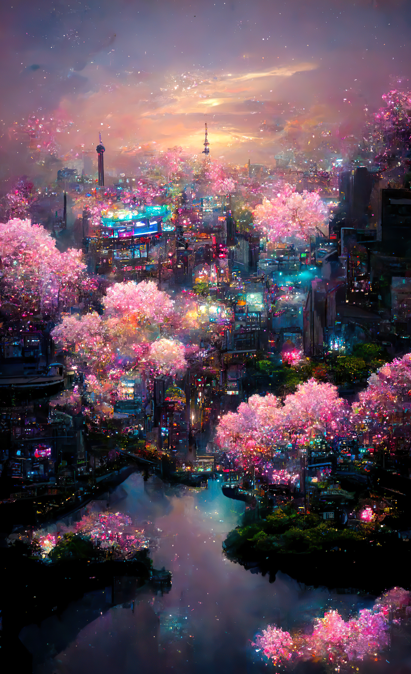 花开满城
