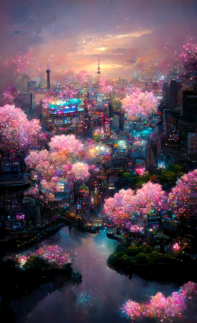 花开满城