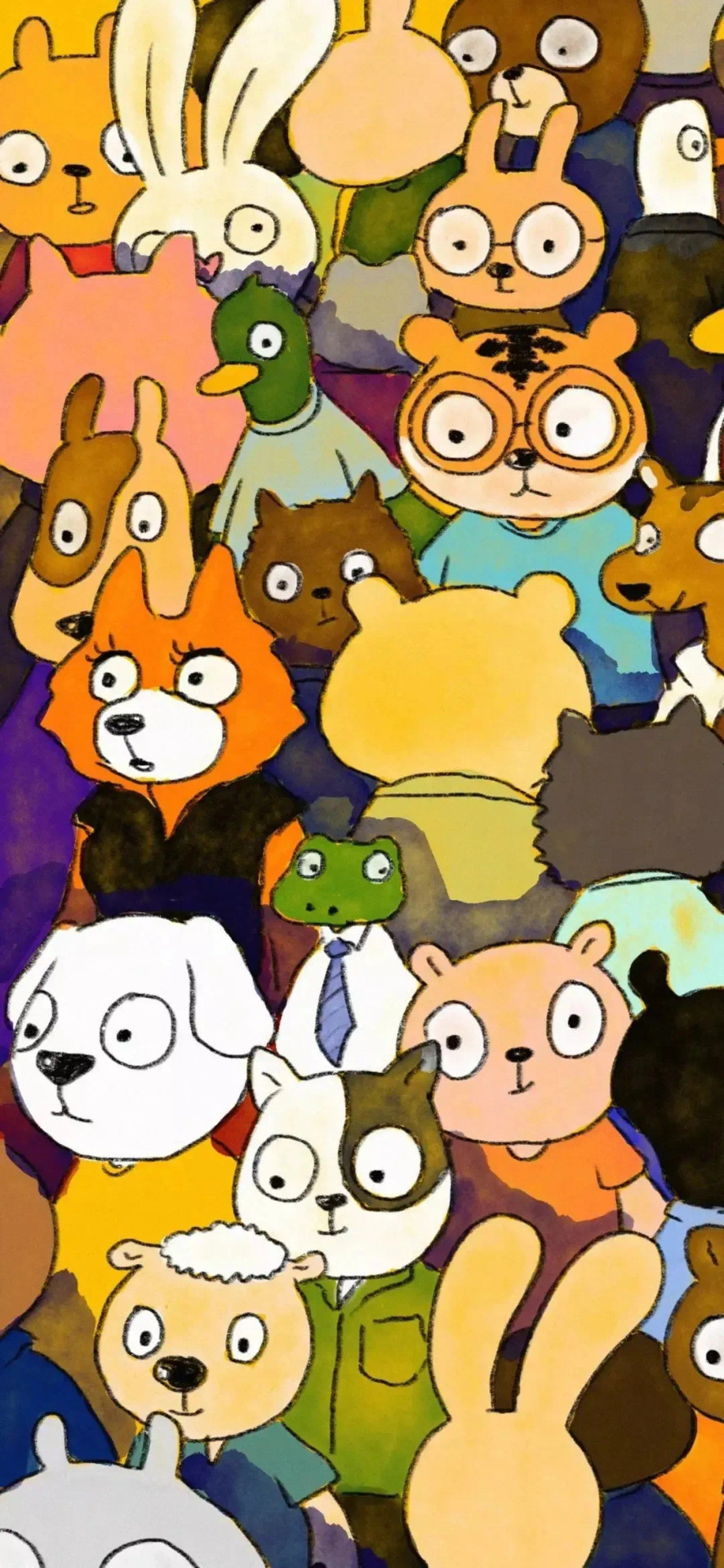 微信壁紙圖大眼動物