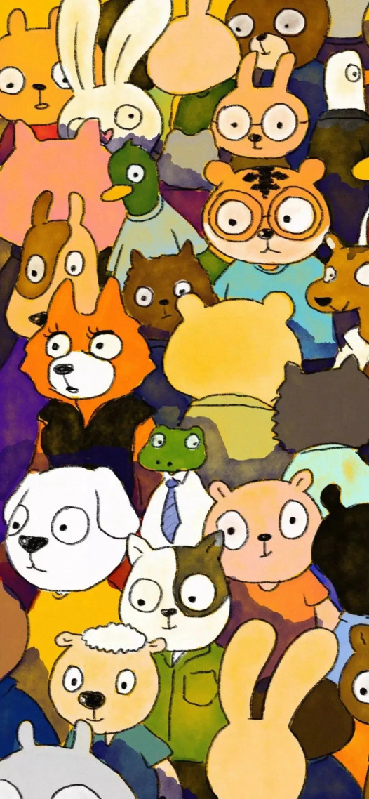 微信壁紙圖大眼動物