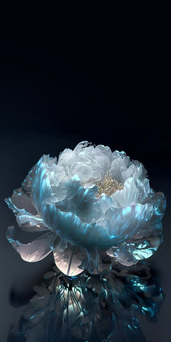 治愈水晶牡丹