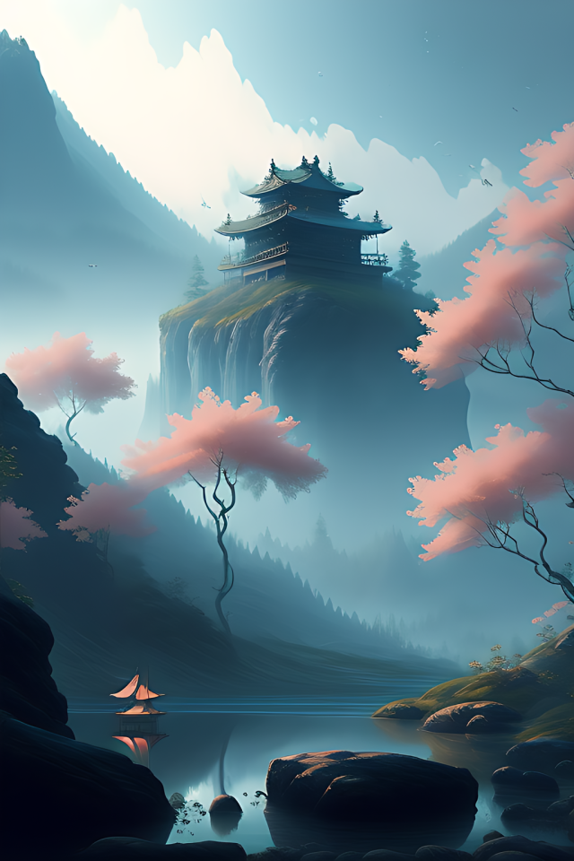 櫻花森林圖二
