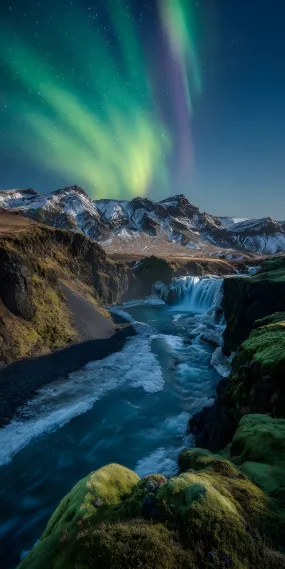 极光之舞，冰川之梦