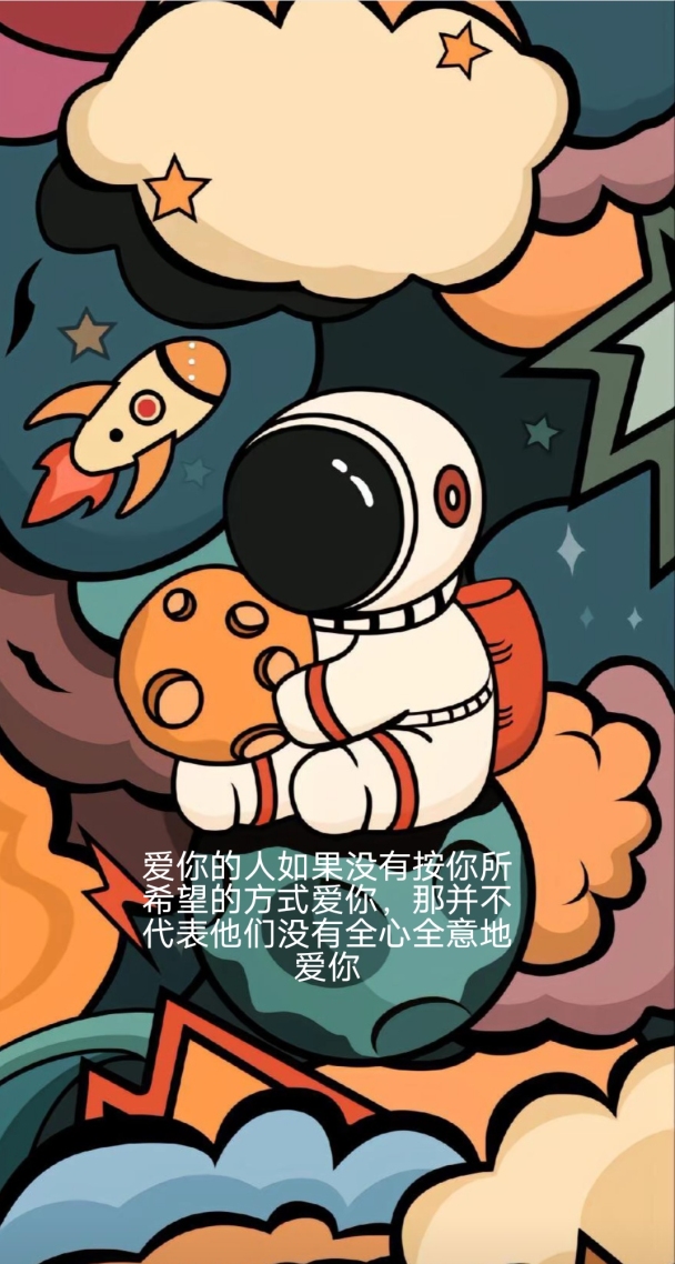 太空人(其他手机静态壁纸) - 其他手机壁纸下载 - 元气壁纸