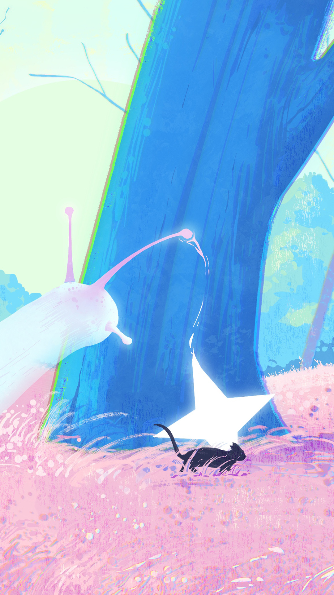 聊天背景圖夏日奇幻森林