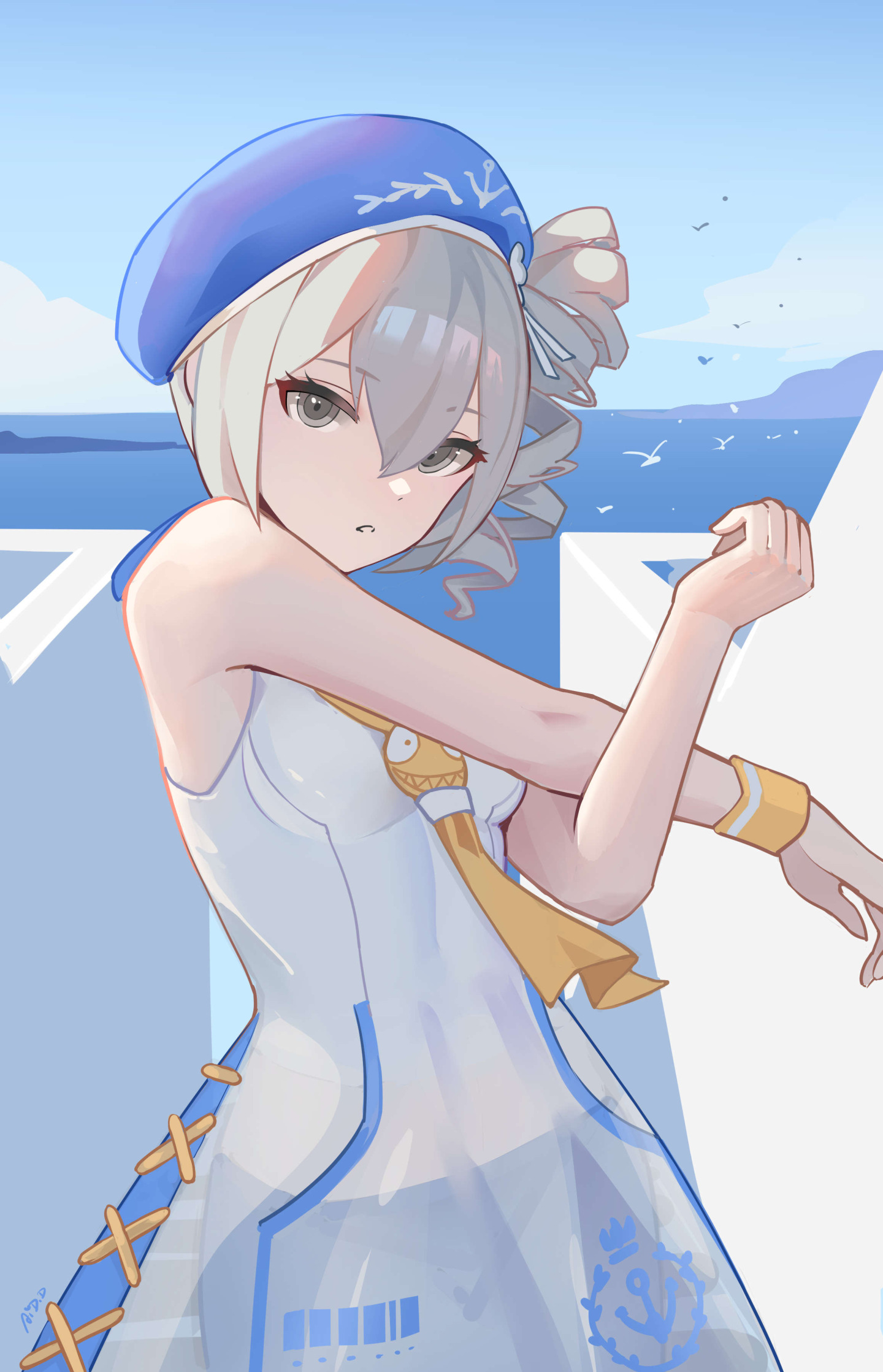 百日绘画72 绀海之约鸭鸭