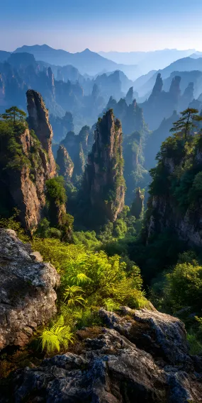 仙境奇峰，自然的鬼斧神工