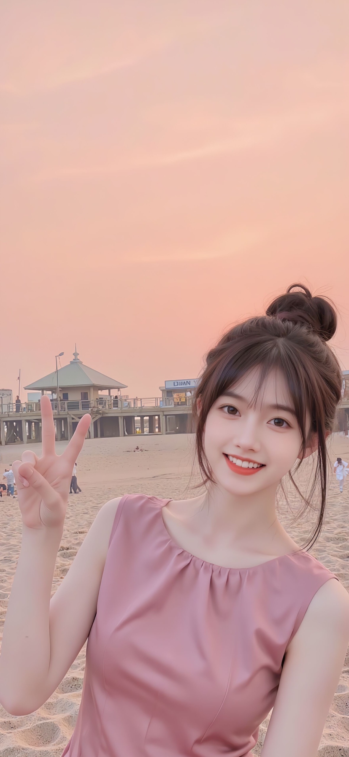 甜美美女