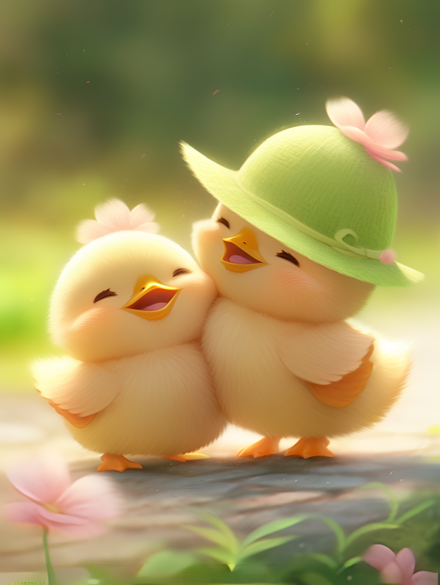 可爱小黄鸭
