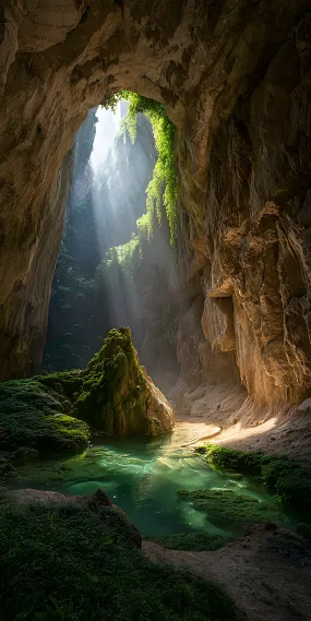  洞天光瀑，碧涧藏幽