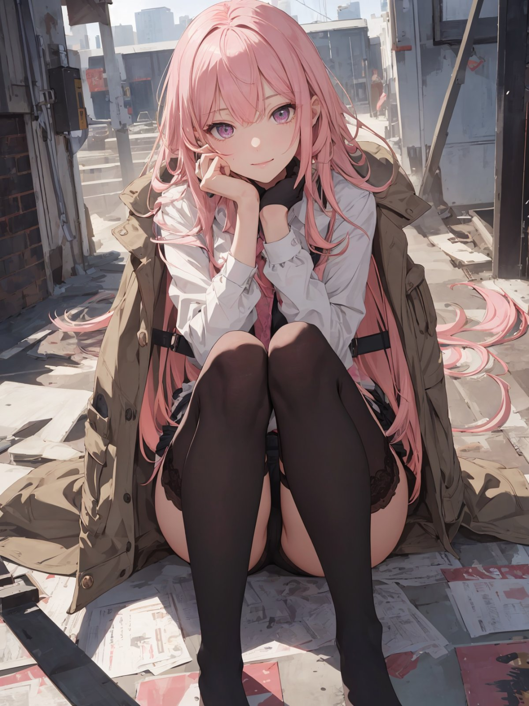 坐姿美少女
