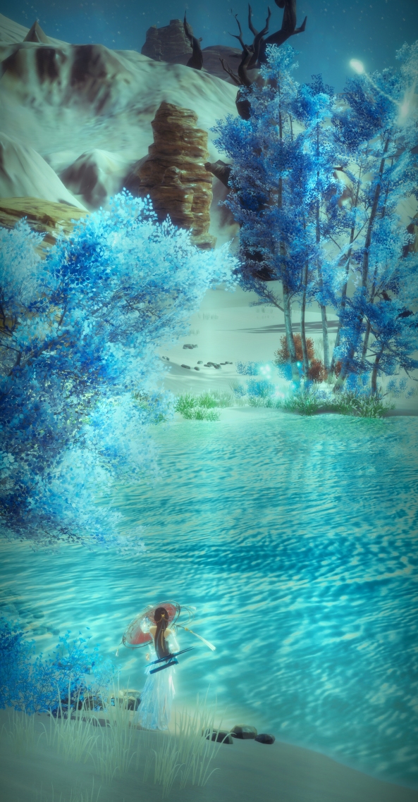 月落摇情满江树