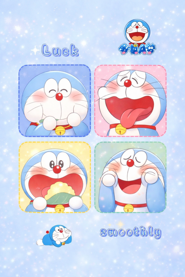 哆啦a梦四宫格