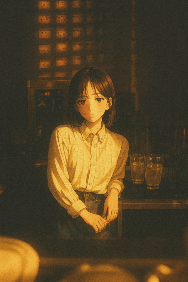氛围光影少女