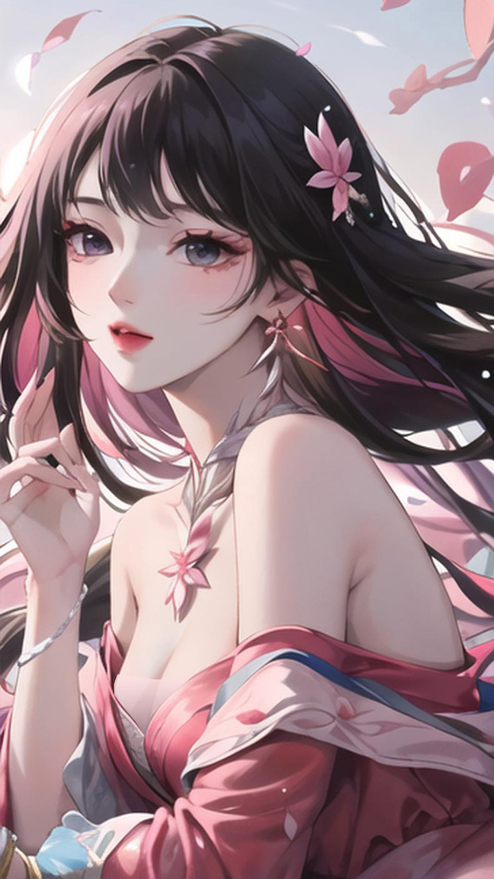 櫻花性感美女