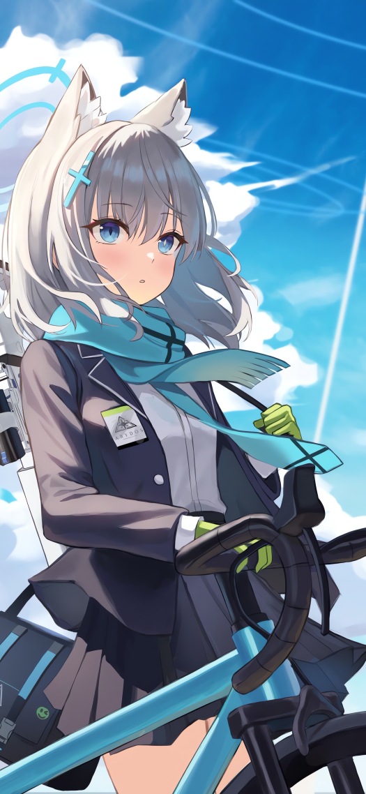 自行車美少女