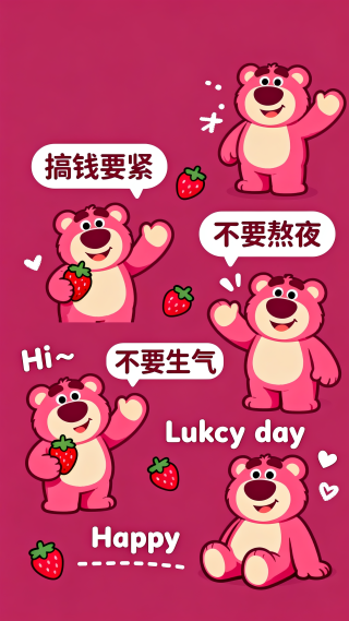 可爱草莓熊(搞钱版)