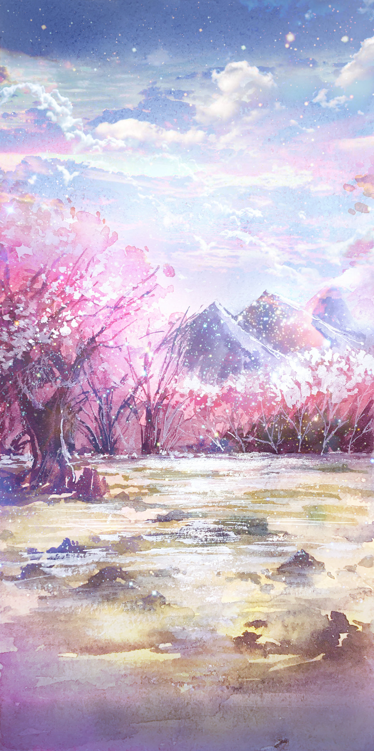 樱花物语微信主页背景