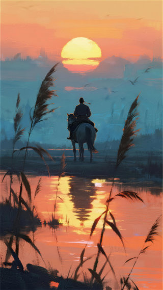夕阳西下