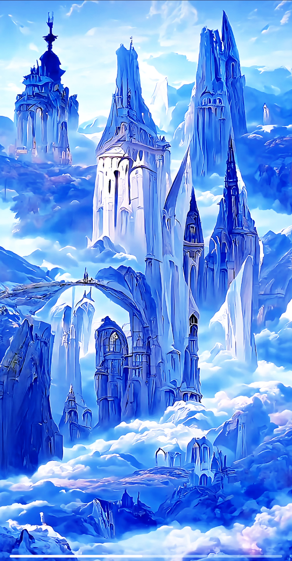 魔幻的蓝色城堡