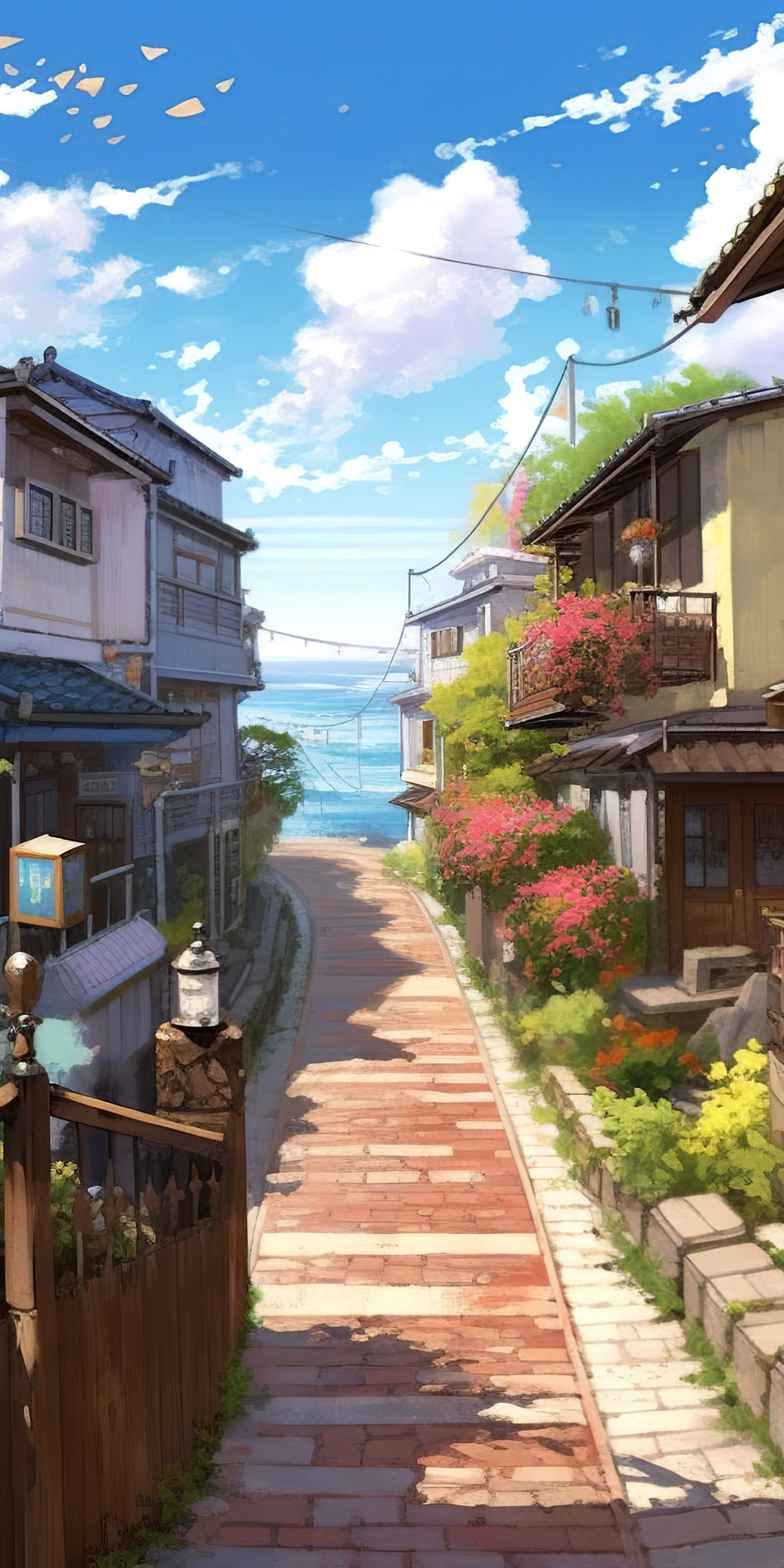 夏日海邊小鎮