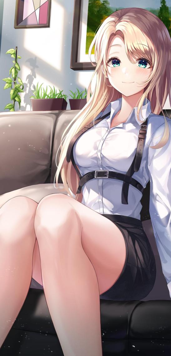 微信背景頭像動漫美女