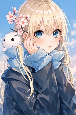 花与少女