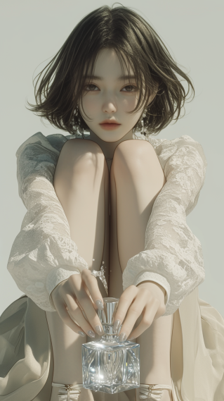 清纯短发女神