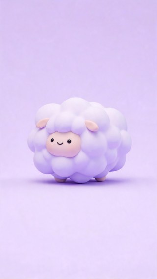 云朵小羊·淡紫梦境