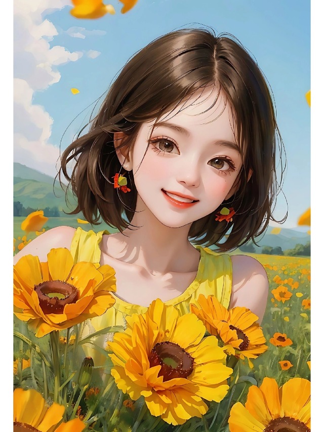 向日葵女孩
