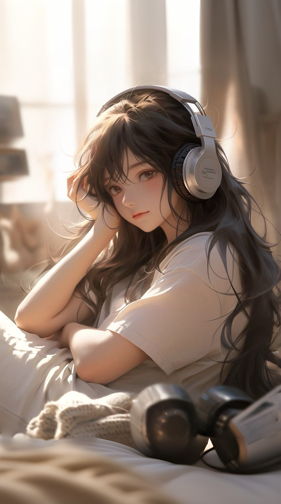非常陽光可愛的動漫女孩