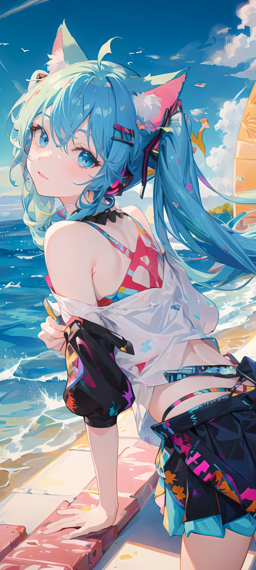 海灘初音