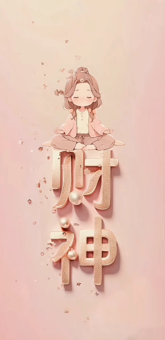 財神4k文字壁紙