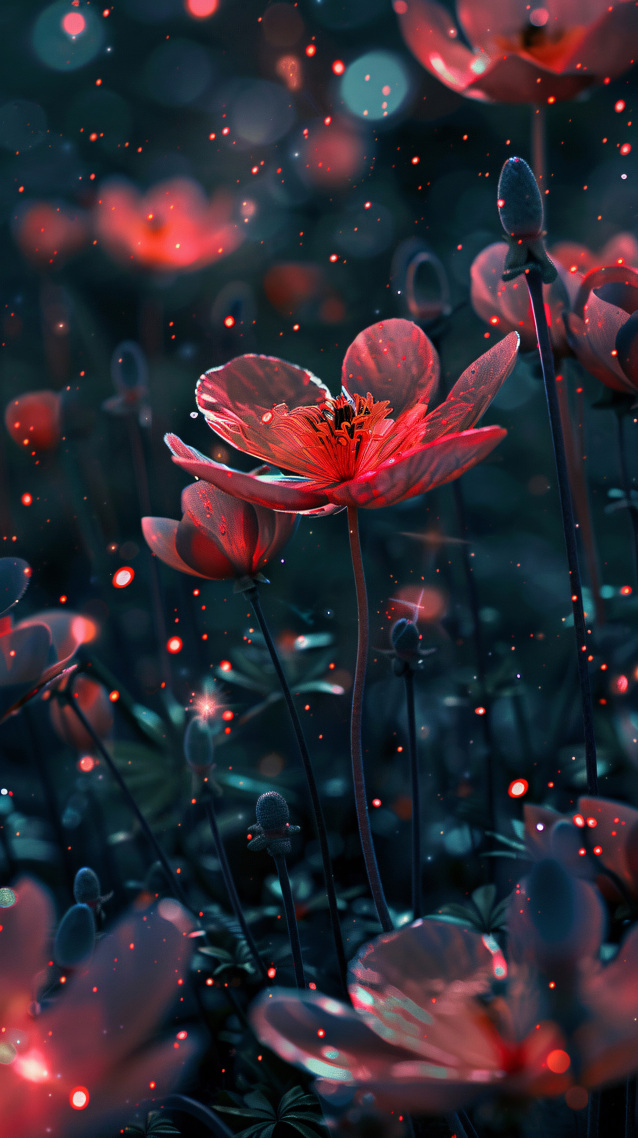 静谧花语-火艳