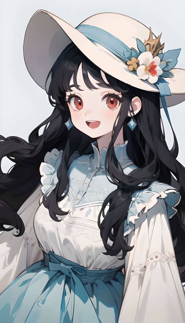 藍色系元氣少女4