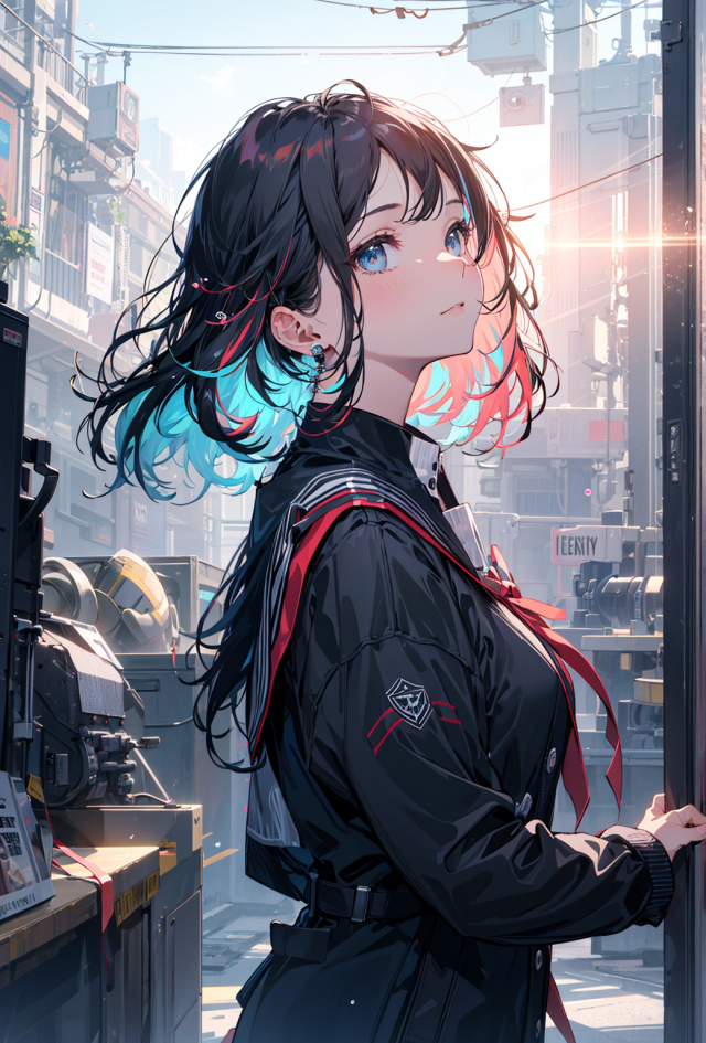 4K 賽博朋克少女