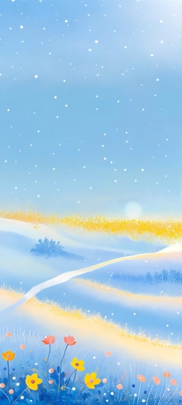 雪坡星月谣宁静的生活