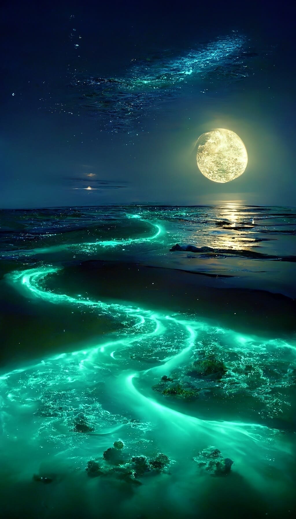 很美的海邊