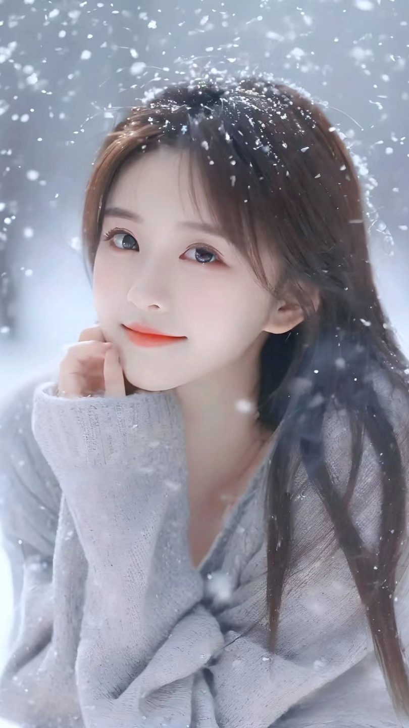 雪中神顏