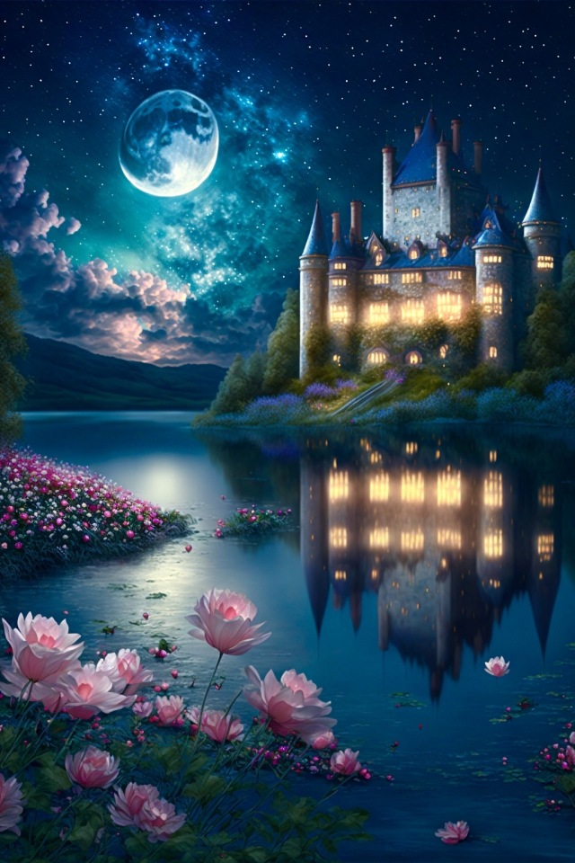 月夜城堡