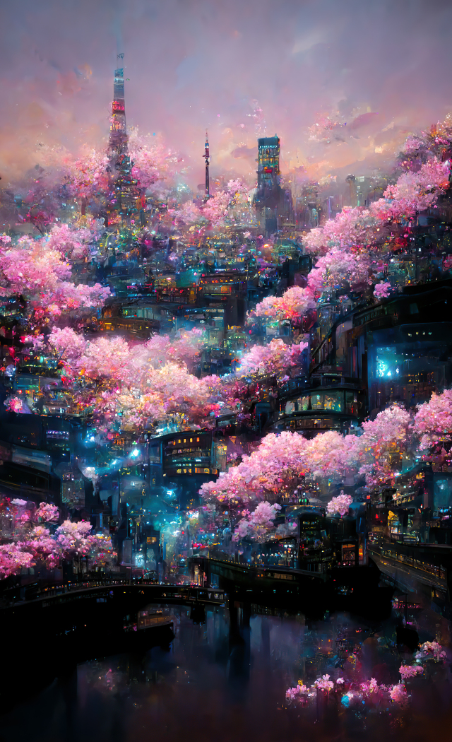 唯美花开满城壁纸