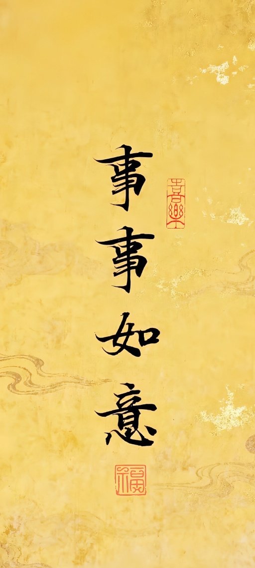 事事如意(文字)